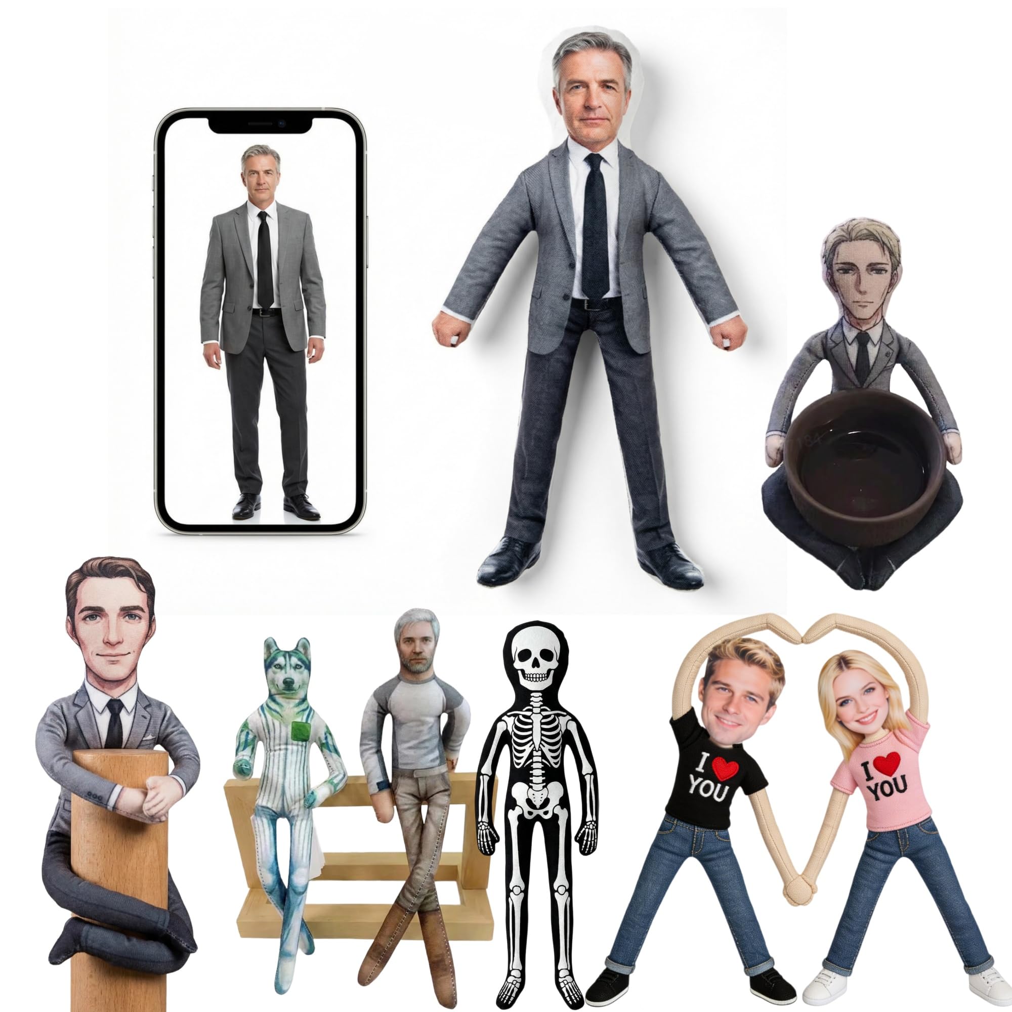 Dolls - Custom Photo Doll Wacky Bendy Personalized