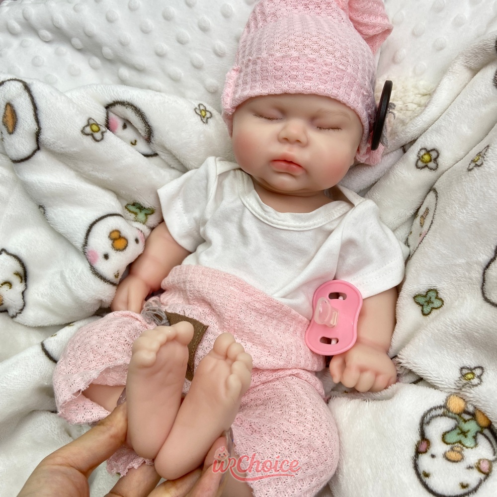 Chubby 47cm Open Mouth Silicon - огляд і ціна Reborn Baby Doll Silicone Realistic