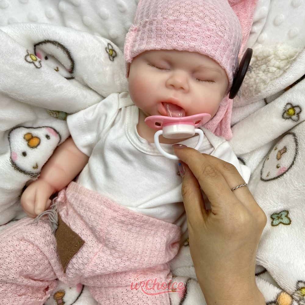 Chubby 47cm Open Mouth Silicon - огляд і ціна Reborn Baby Doll Silicone Realistic