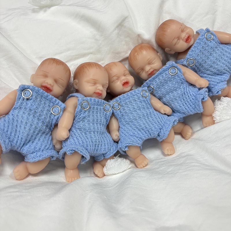 5pcs/set 4inches Handmade High - огляд і ціна Reborn Baby Doll Silicone Realistic