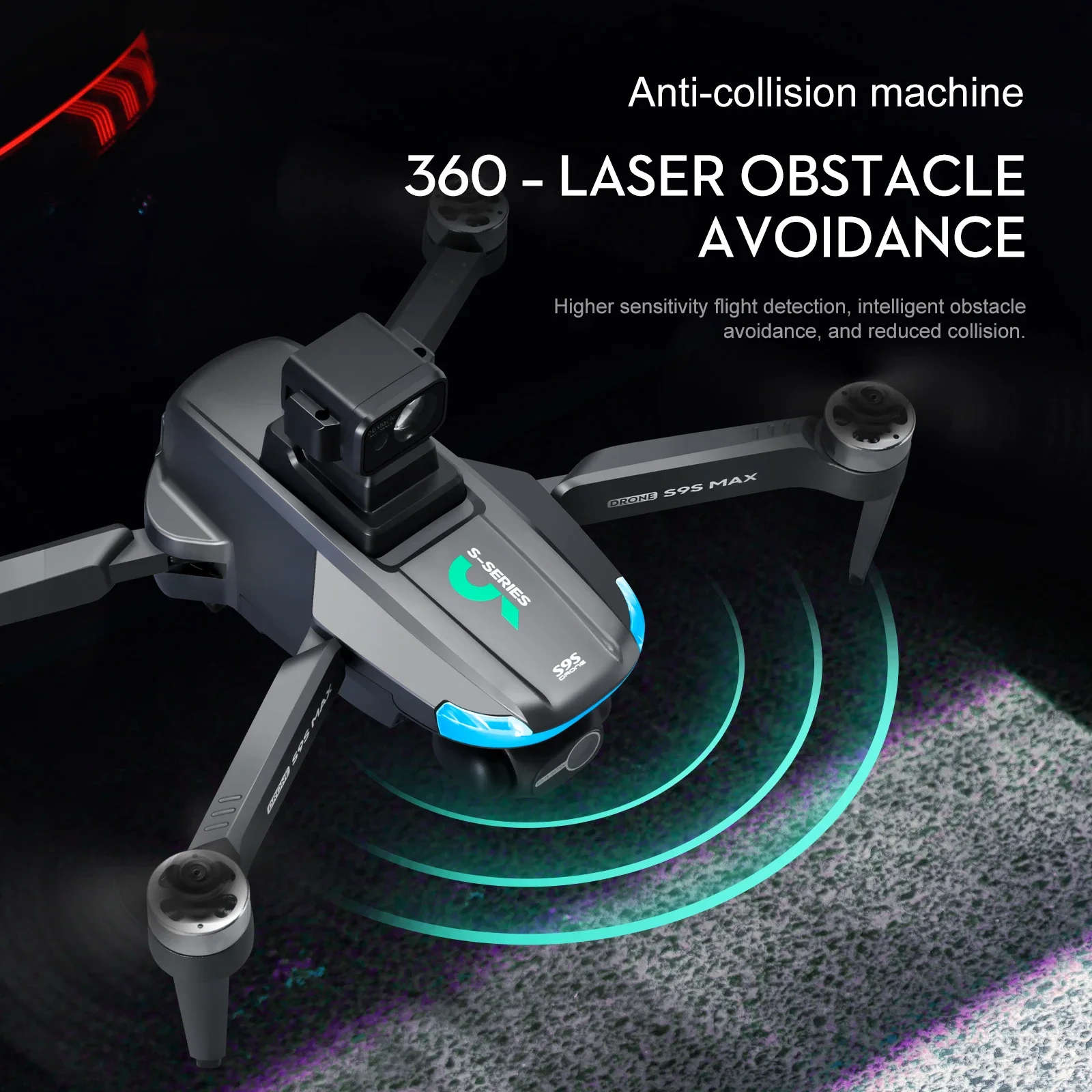 NEW S9S MAX MINI Drone 4K 2-Ax - огляд і ціна Fpv Brushless Rc Drone 4K