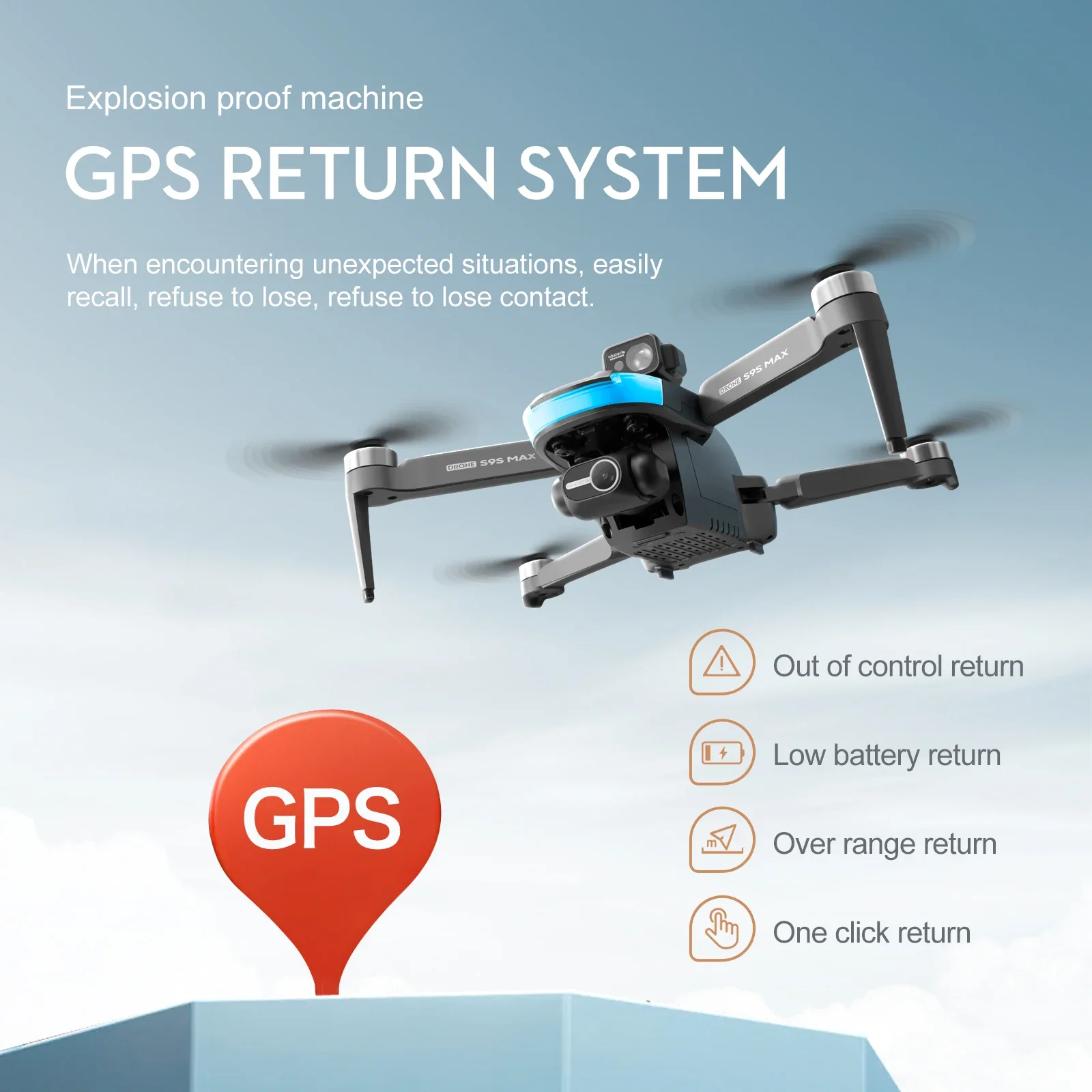 NEW S9S MAX MINI Drone 4K 2-Ax - огляд і ціна Fpv Brushless Rc Drone 4K