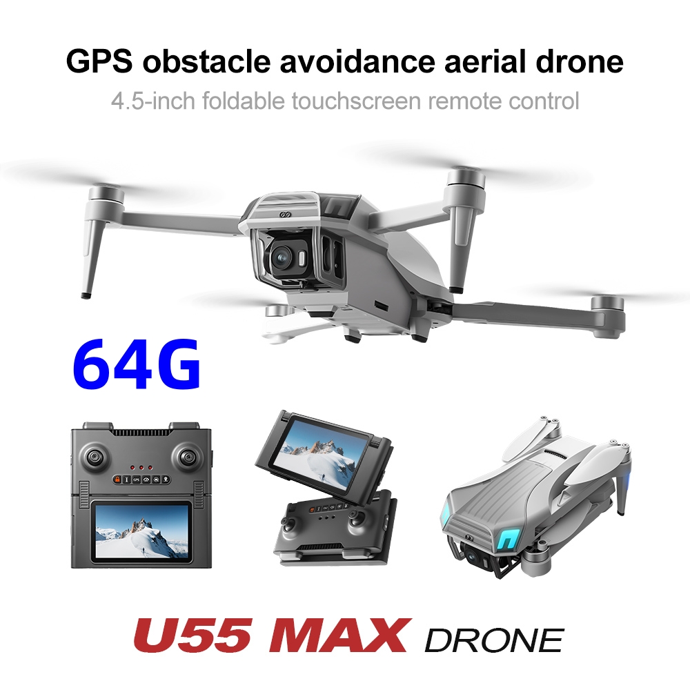 NCZOBOE U55 Drone Professional - огляд і ціна Fpv Brushless Rc Drone 4K