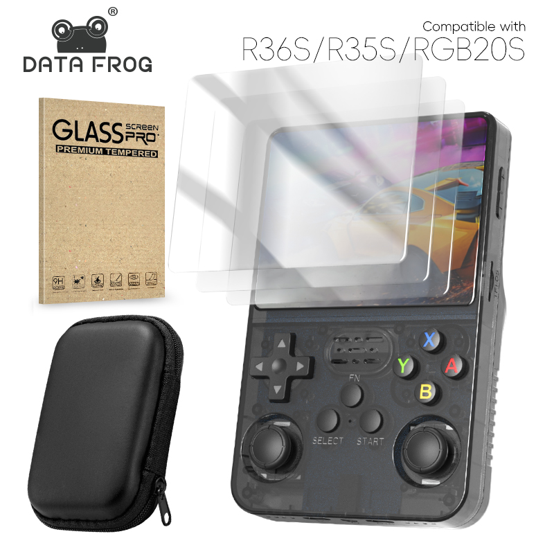 DATA FROG R36S Screen Protecto - огляд і ціна Retro Handheld Game Console R36S