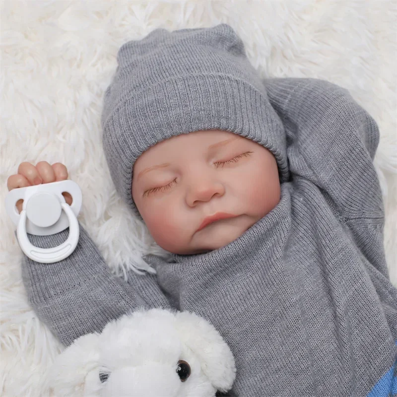 18-inch full silicone reborn d - огляд і ціна Reborn Baby Doll Silicone Realistic
