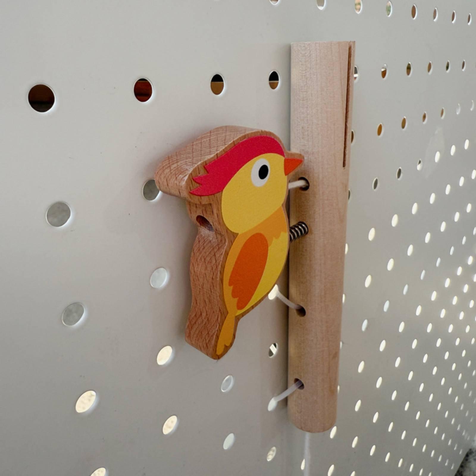 Wooden Busy Board with Pull St - огляд і ціна Montessori Wooden Busy Board Toddler