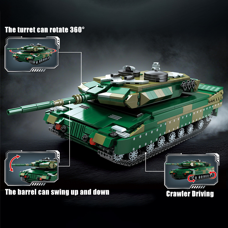 Military 1000Pcs Germany Tiger - огляд і ціна Lego Compatible Military Tank