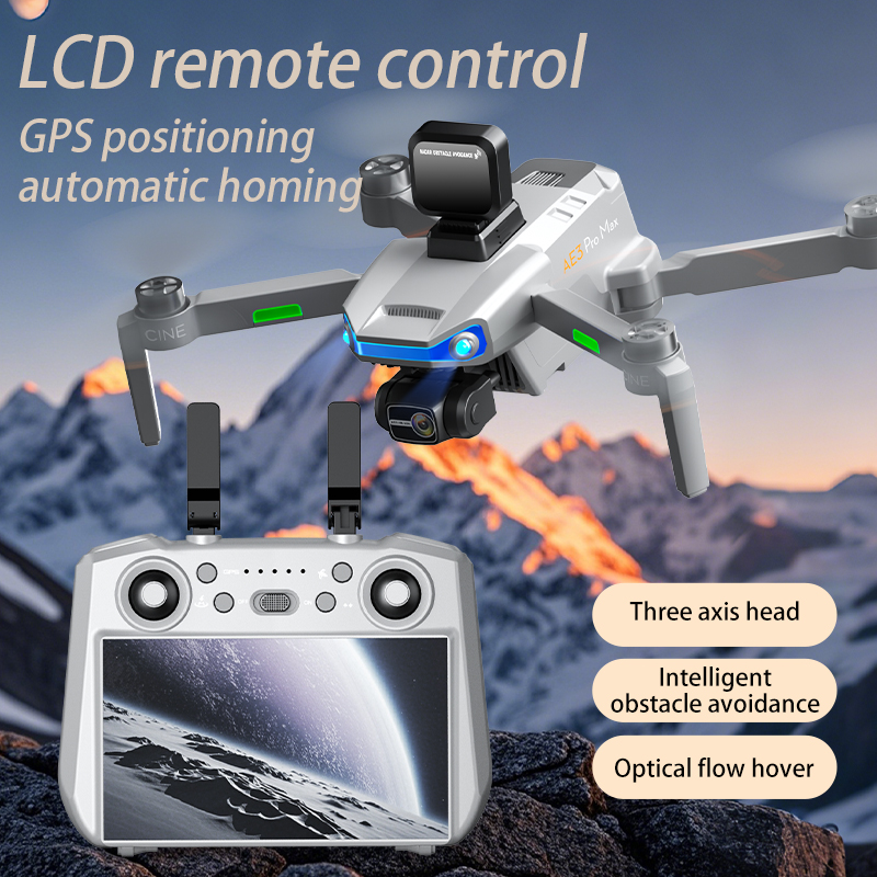 AE3 PRO Max NEW LCD SC GPS Dro - огляд і ціна Fpv Brushless Rc Drone 4K
