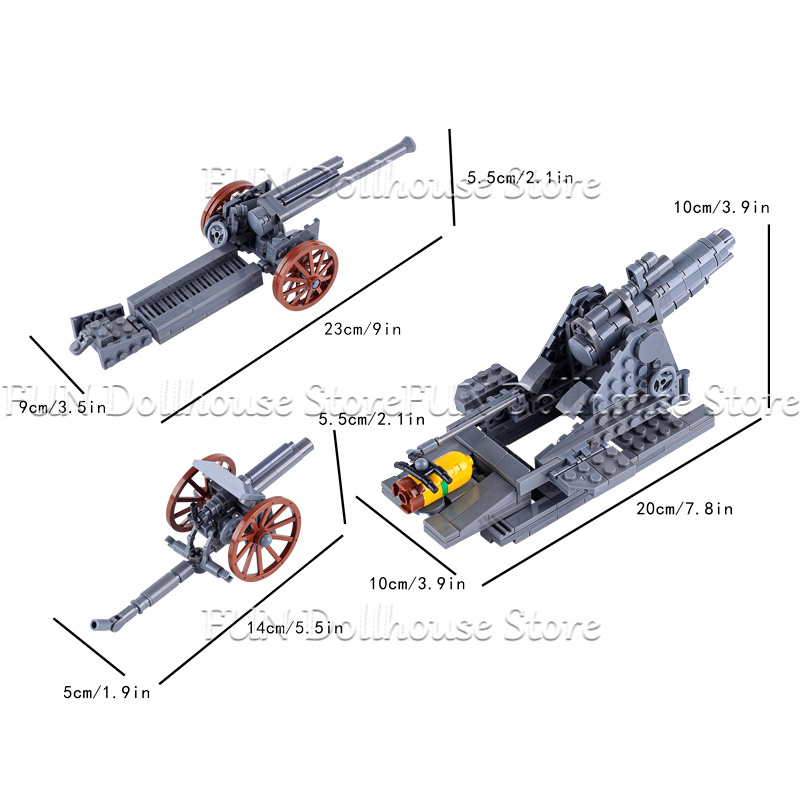 MOC WW1 Military Army Soldier  - огляд і ціна Lego Compatible Military Tank