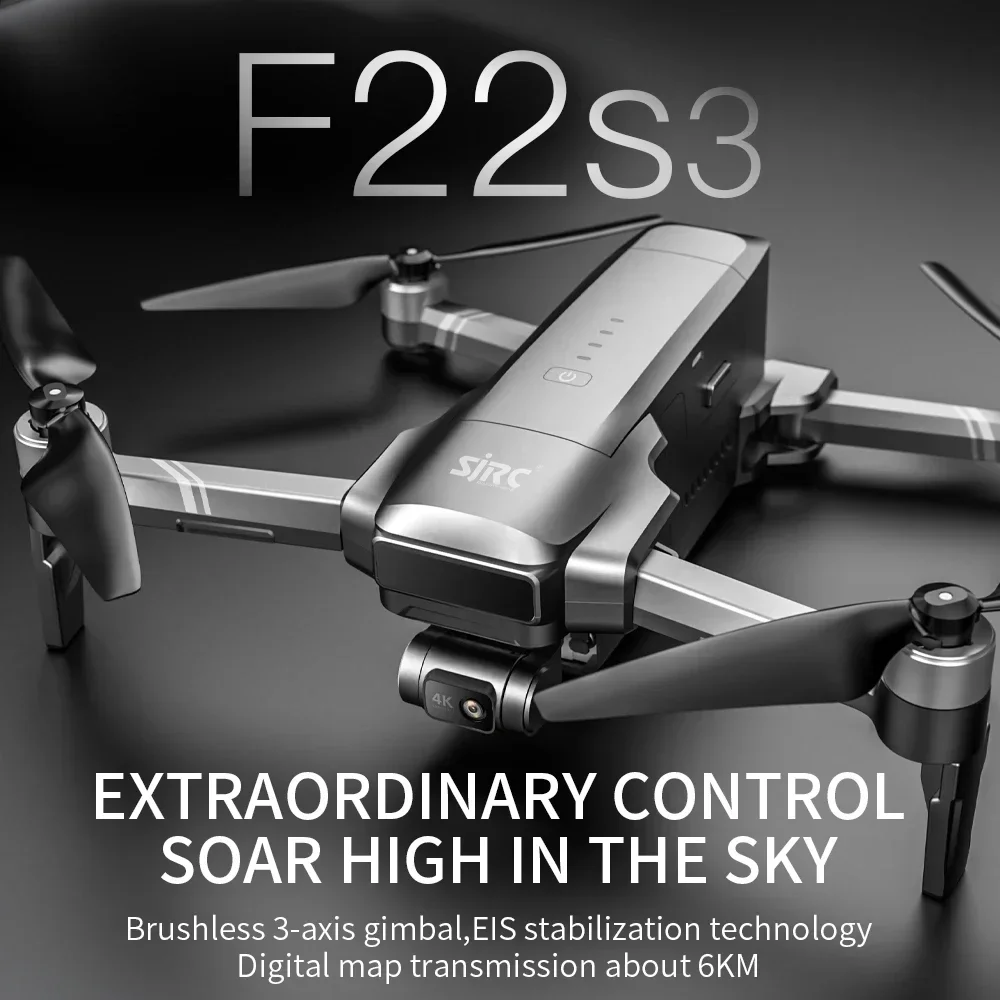 SJRC F22 S3 pro Foldable RC Qu - огляд і ціна Fpv Brushless Rc Drone 4K