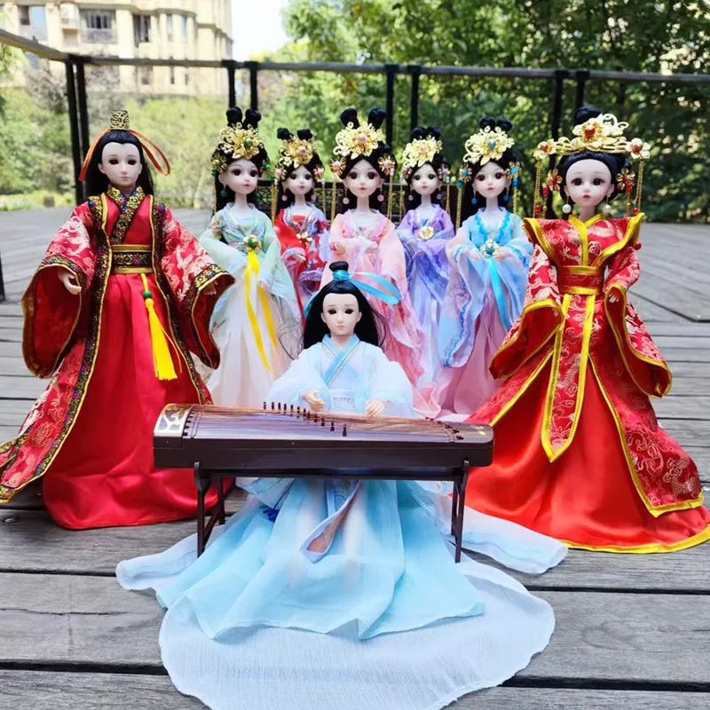 30cm Doll Full Set 1/6 Ancient - огляд і ціна Bjd Doll 1 6 Full Set With Clothes