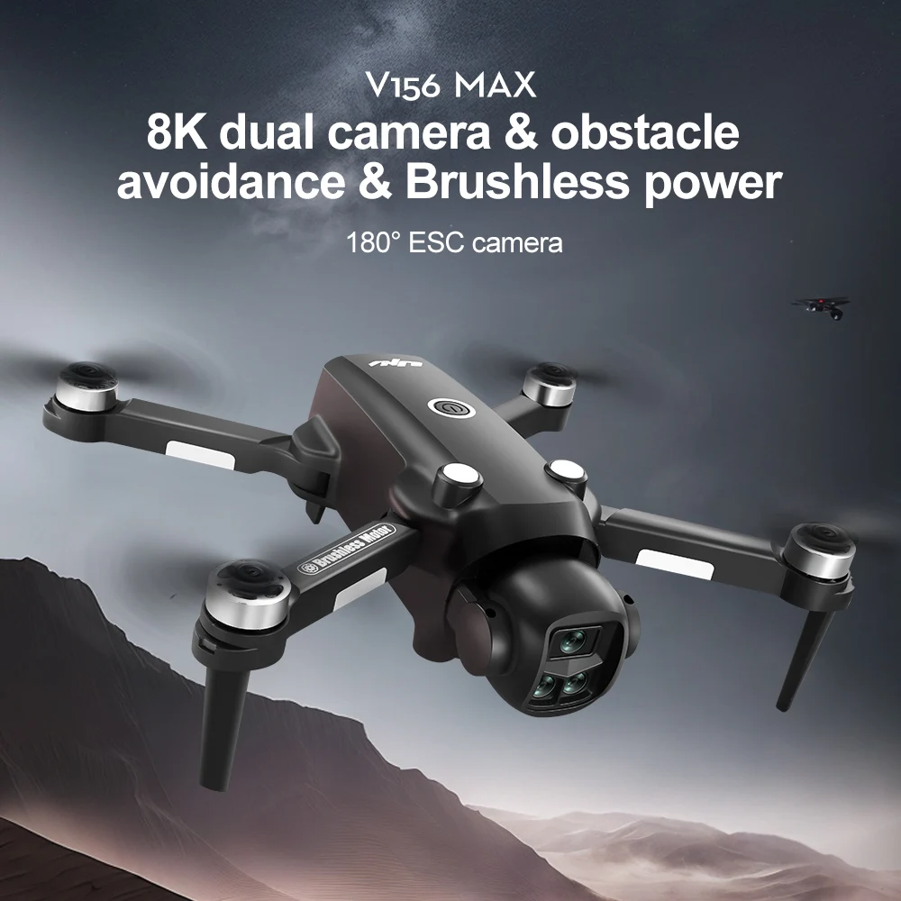 Original V156MAX GPS RC Aerial - огляд і ціна Fpv Brushless Rc Drone 4K