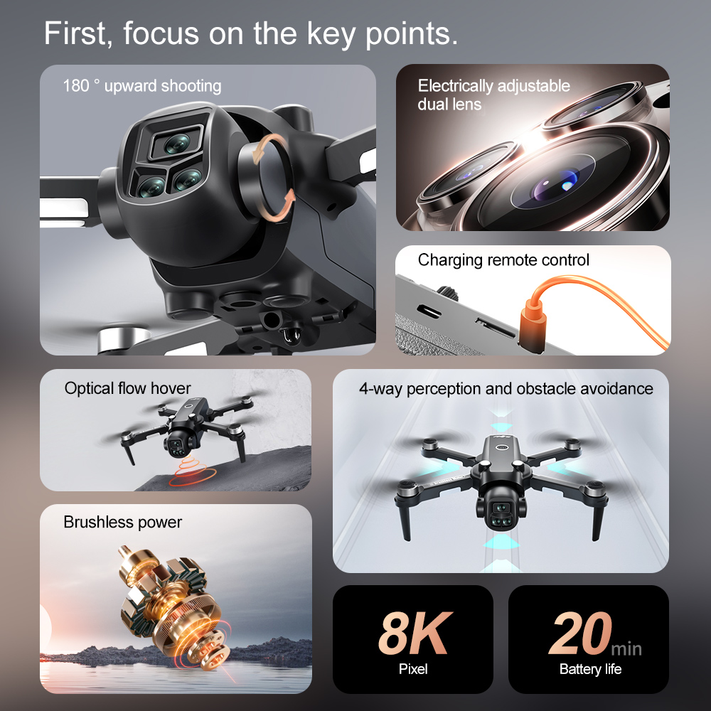 Original V156MAX GPS RC Aerial - огляд і ціна Fpv Brushless Rc Drone 4K
