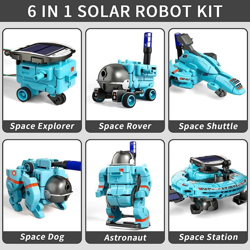 6 In 1 Solar Robot Kit Kids Ed - огляд і ціна Stem Solar Robot Kit For Kids