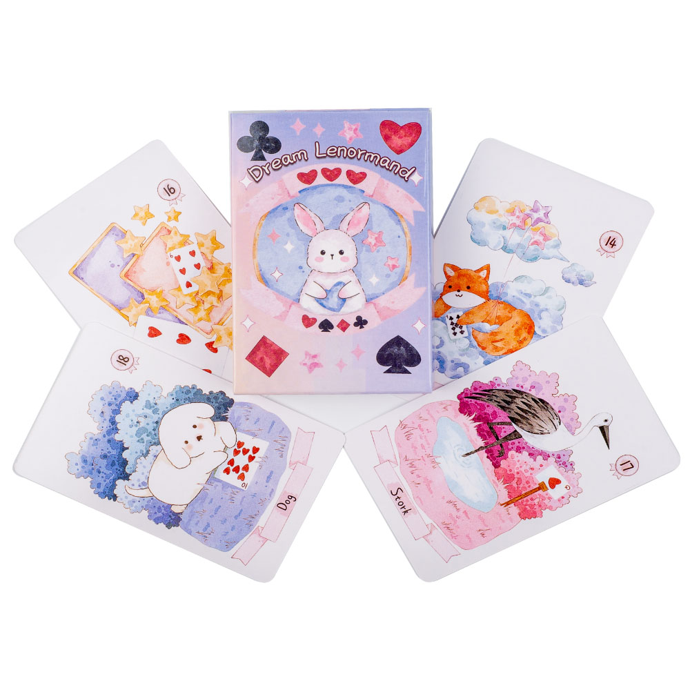 Rana Psychic Dream Lenormand T - огляд і ціна Tarot Cards Deck With Guidebook