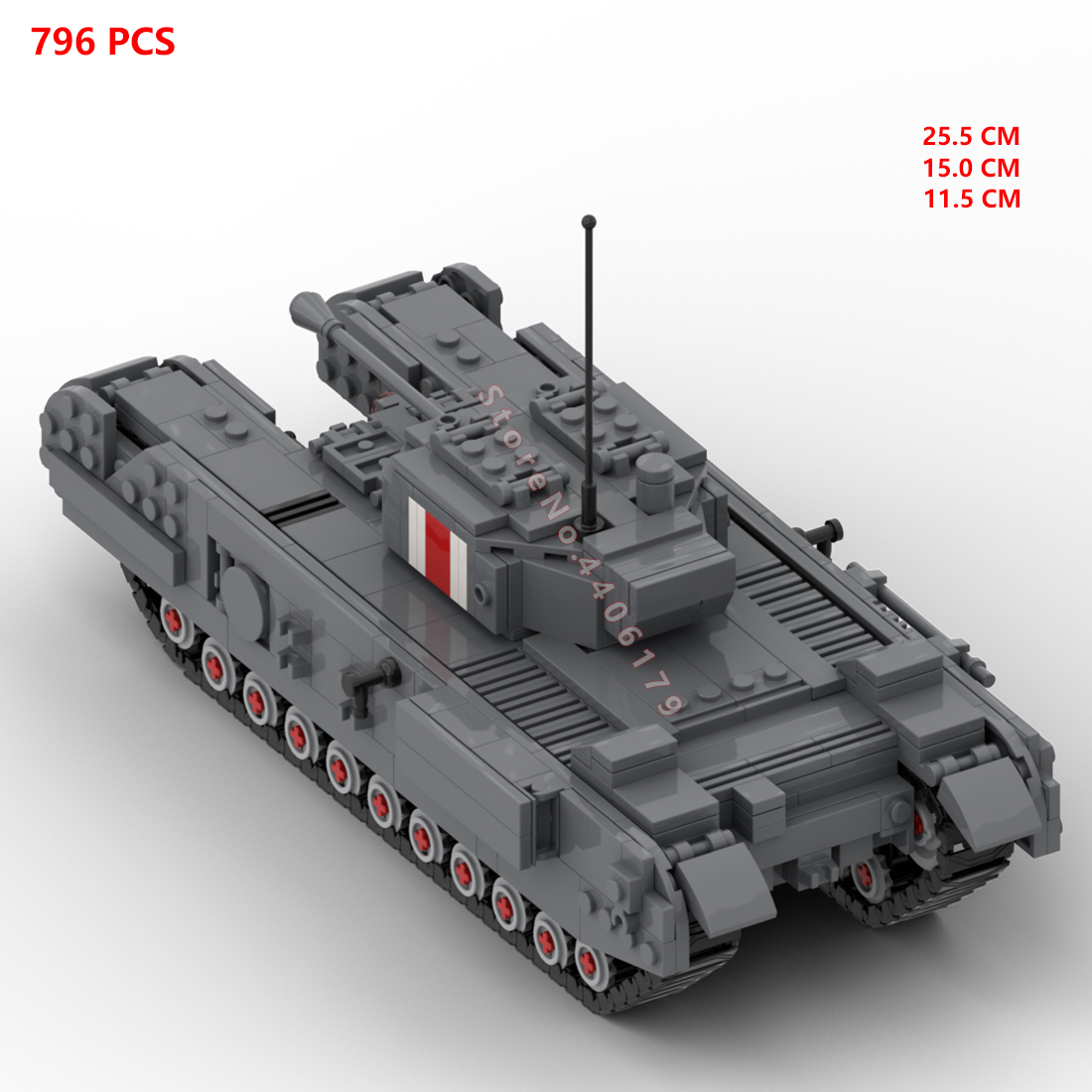 hot military WWII UK Army Chur - огляд і ціна Lego Compatible Military Tank