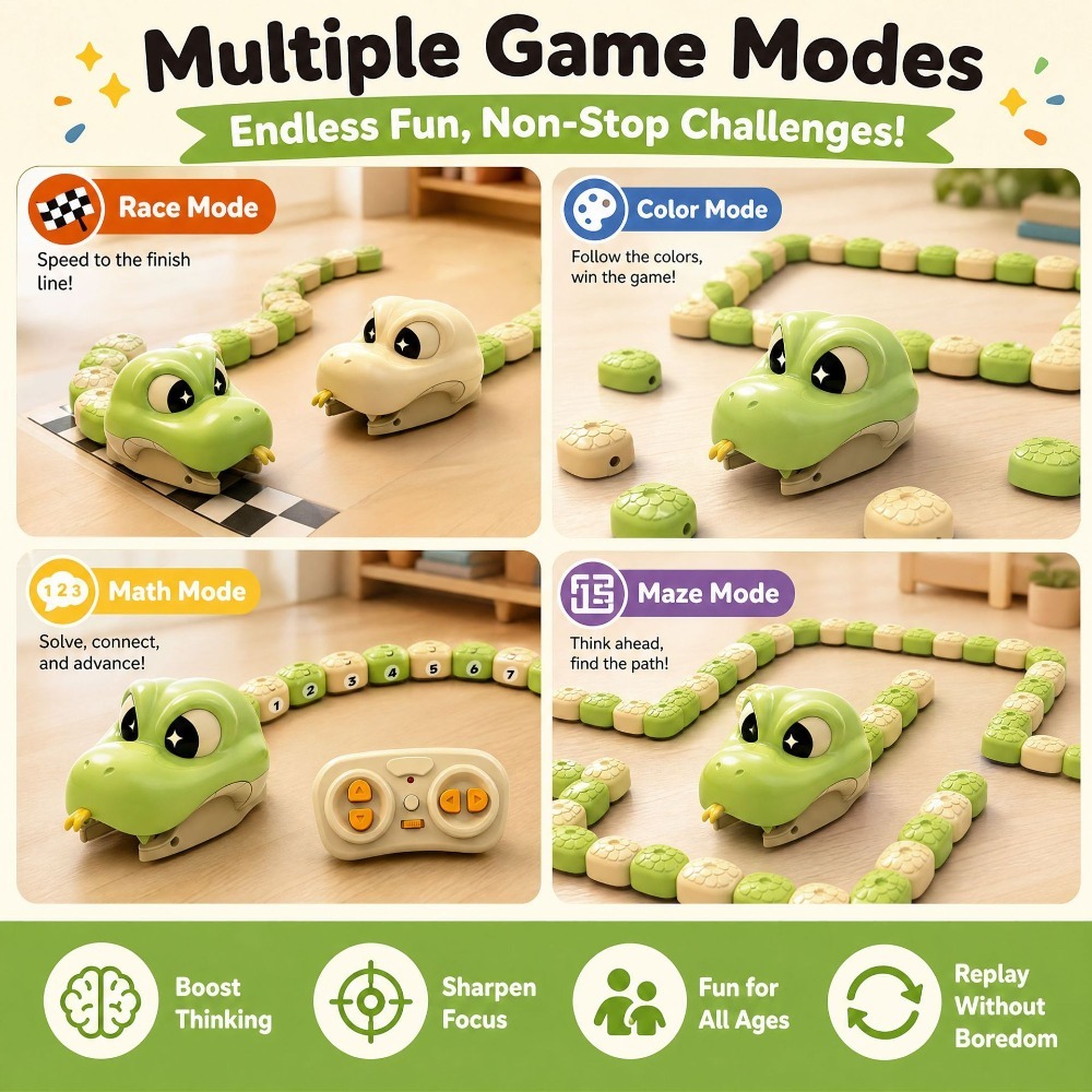 Remote Controlled Greedy Snake - огляд і ціна Educational Toys