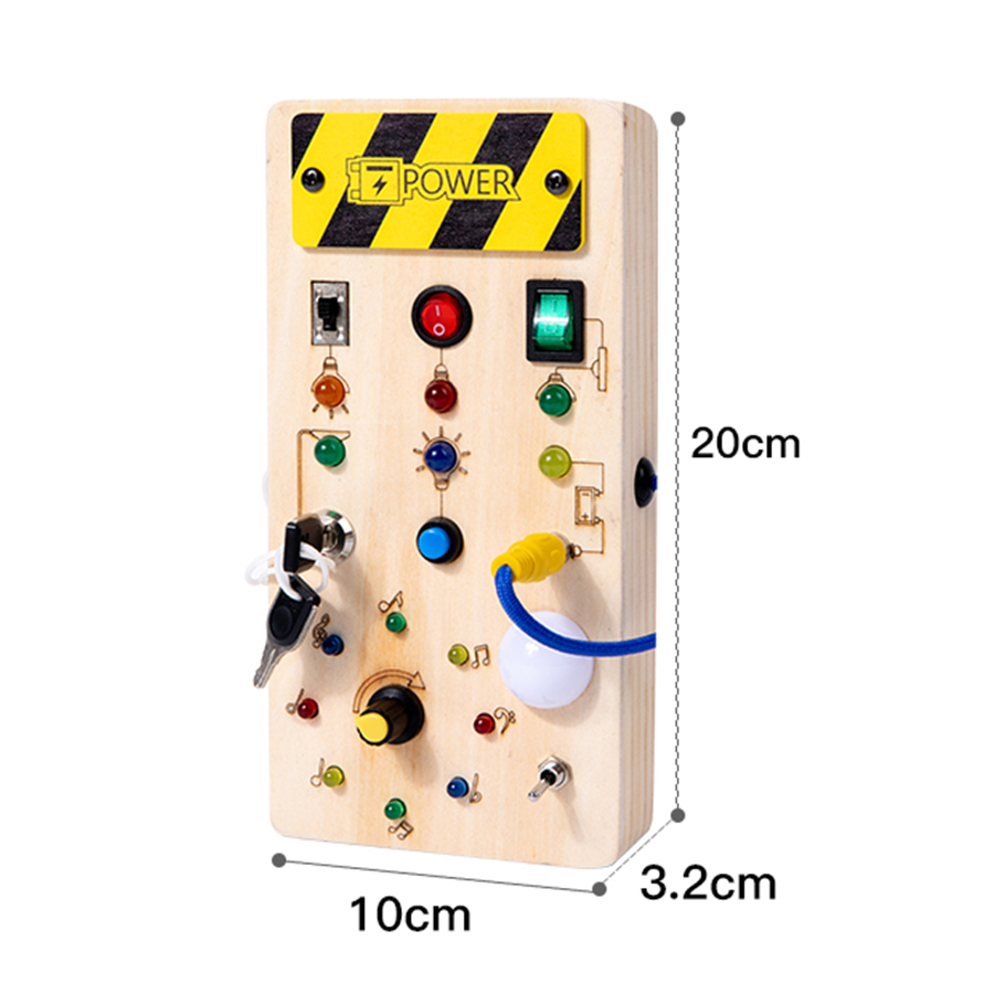 Montessori Busy Board Sensory  - огляд і ціна Montessori Wooden Busy Board Toddler