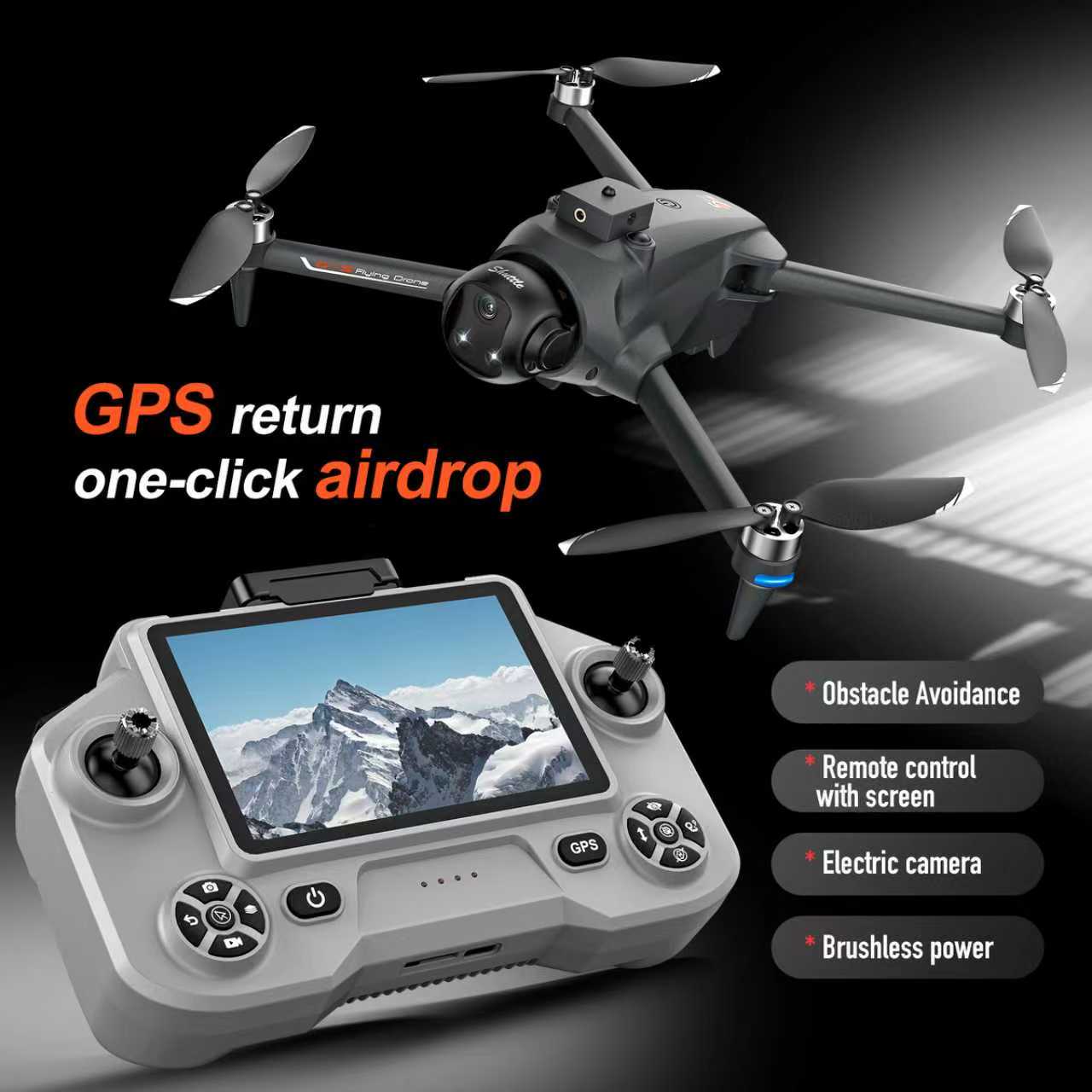 YL059 FPV GPS Quadcopter Drone - огляд і ціна Fpv Brushless Rc Drone 4K