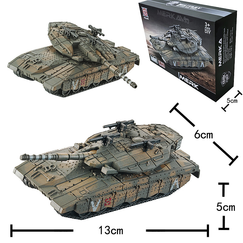 1/72 Israel Merkava Main Battl - огляд і ціна Lego Compatible Military Tank