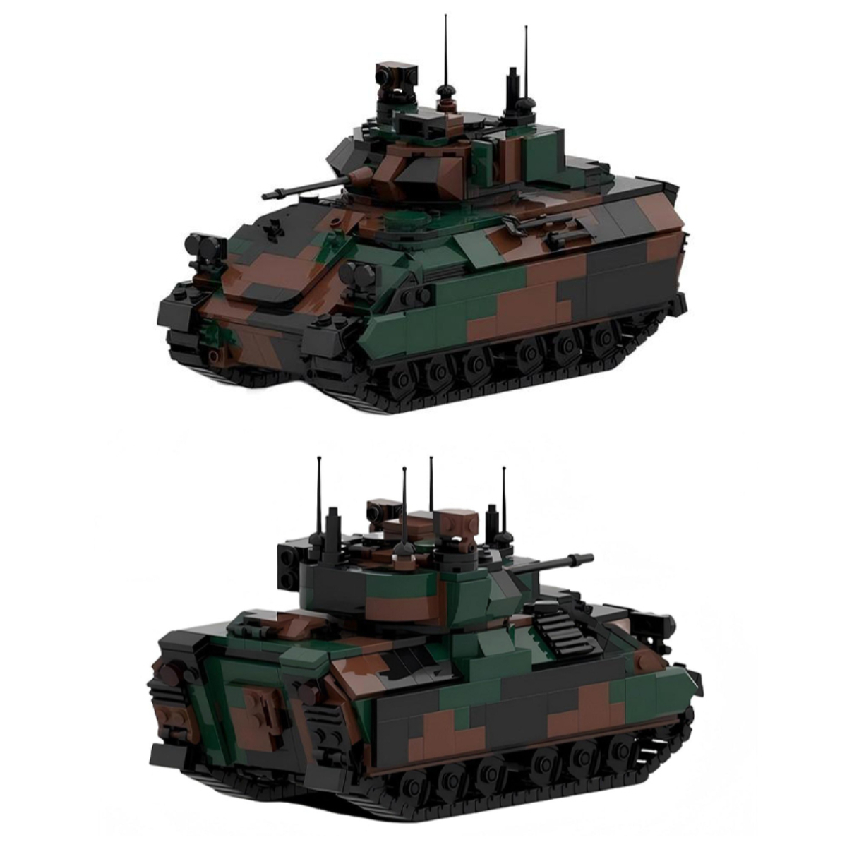 MOC Military Series Tracked Ar - огляд і ціна Lego Compatible Military Tank